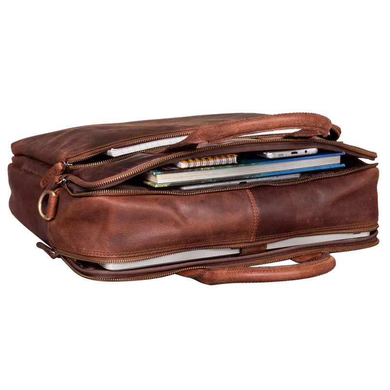 "Hector" Große Business Ledertasche für Herren