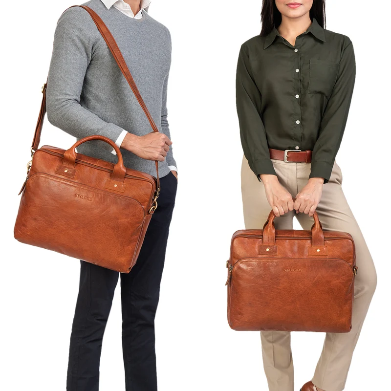 "Hector" Große Business Ledertasche für Herren