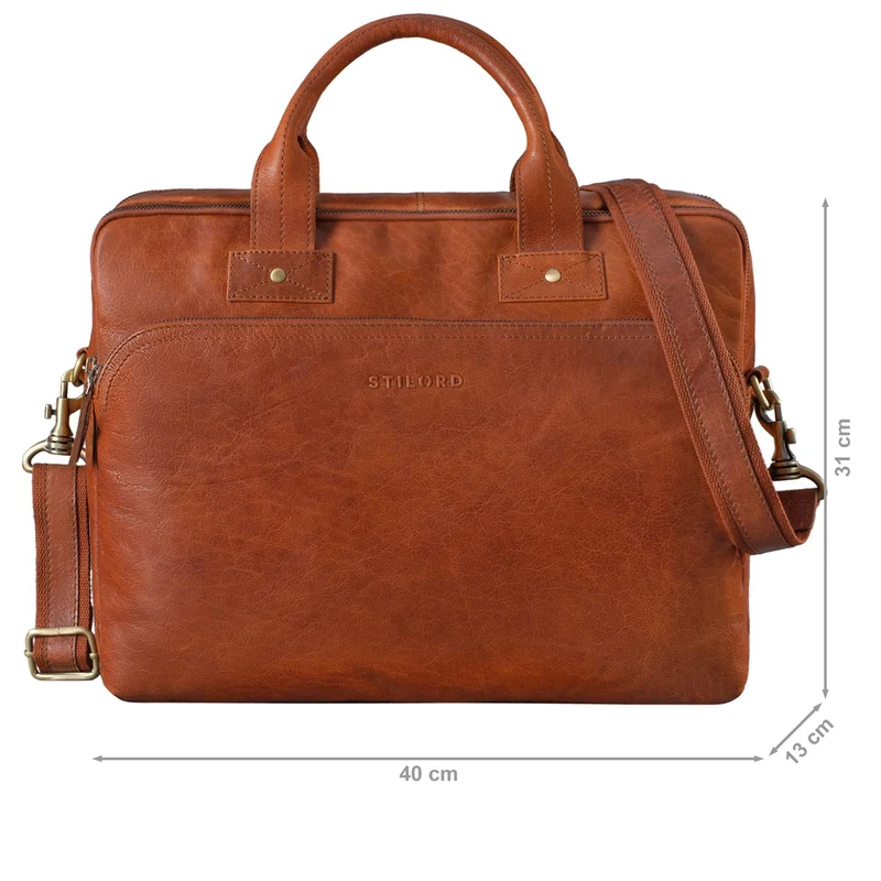 "Hector" Große Business Ledertasche für Herren