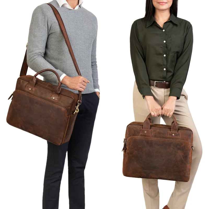 "Hector" Große Business Ledertasche für Herren