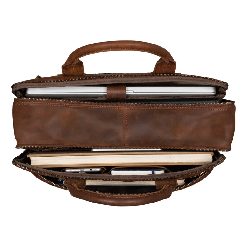 "Hector" Große Business Ledertasche für Herren
