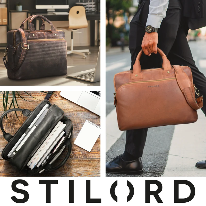 "Hector" Große Business Ledertasche für Herren