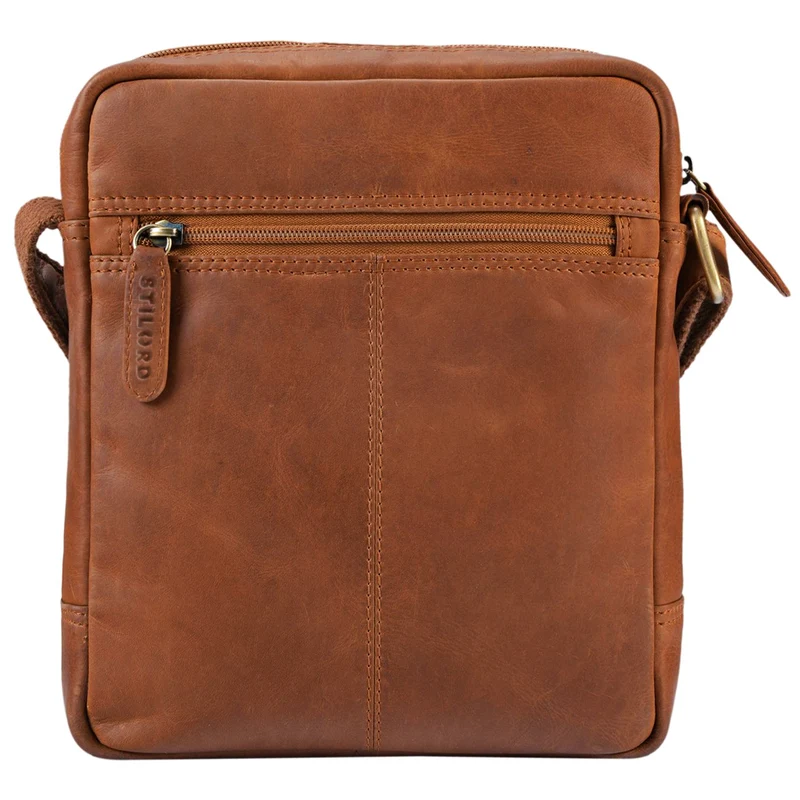 "Jamie" Herren Ledertasche Umhängetasche klein