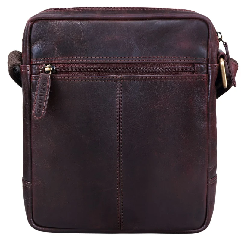 "Jamie" Herren Ledertasche Umhängetasche klein