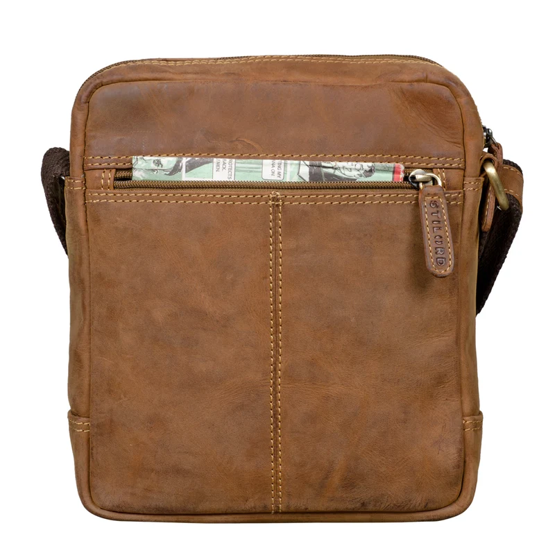 "Jamie" Herren Ledertasche Umhängetasche klein