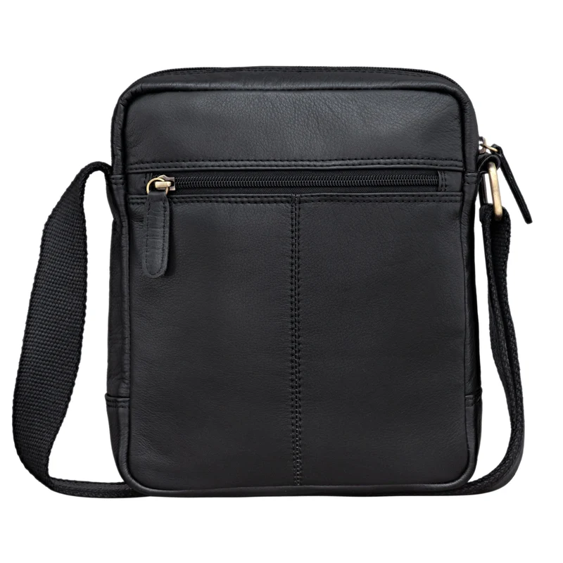 "Jamie" Herren Ledertasche Umhängetasche klein