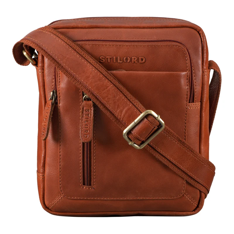 "Jamie" Herren Ledertasche Umhängetasche klein