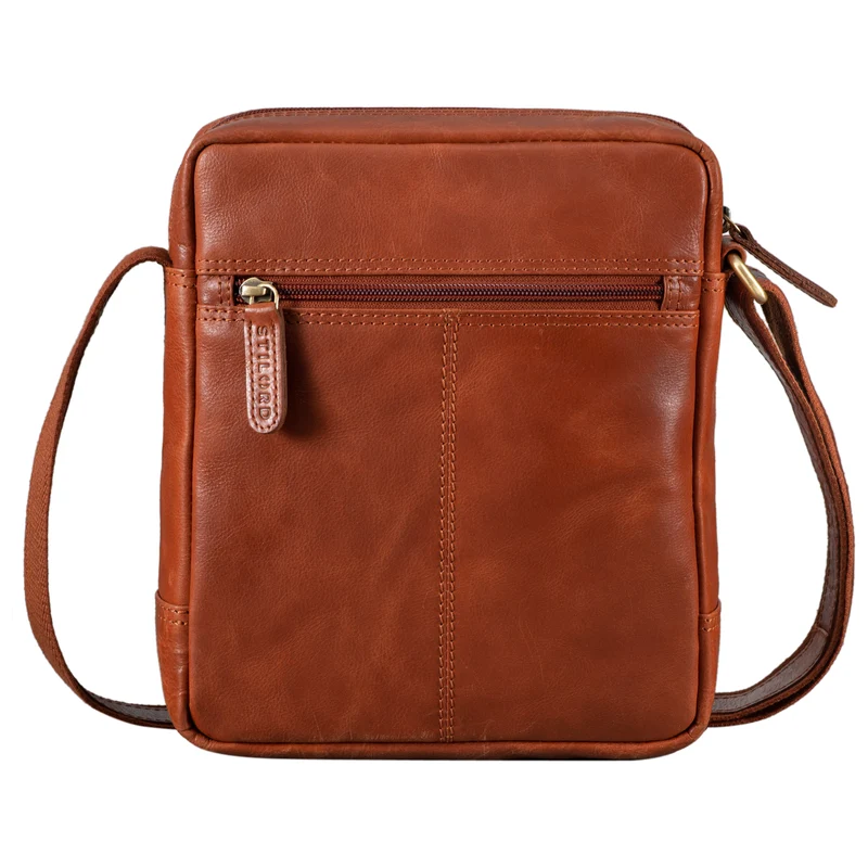 "Jamie" Herren Ledertasche Umhängetasche klein