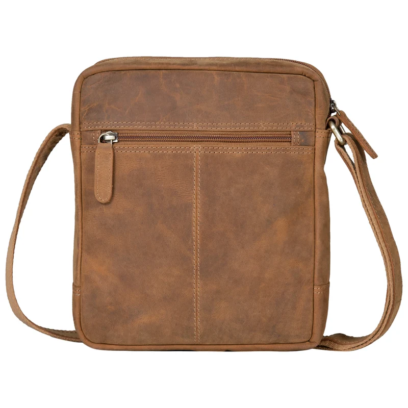 "Jamie" Herren Ledertasche Umhängetasche klein