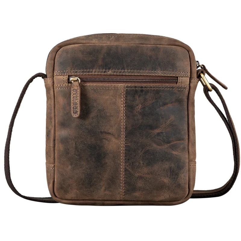 "Jamie" Herren Ledertasche Umhängetasche klein