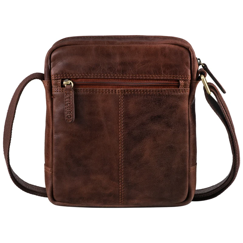 "Jamie" Herren Ledertasche Umhängetasche klein