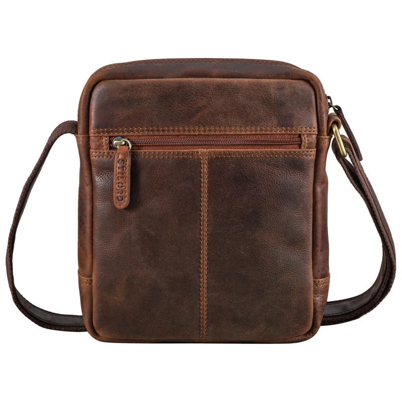 "Jamie" Herren Ledertasche Umhängetasche klein