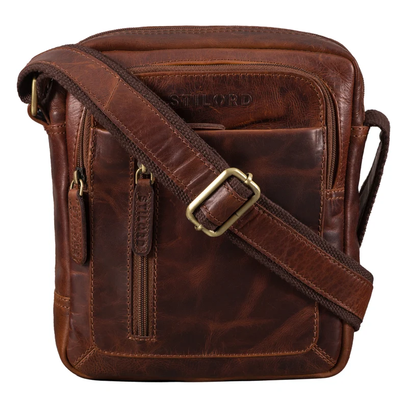"Jamie" Herren Ledertasche Umhängetasche klein