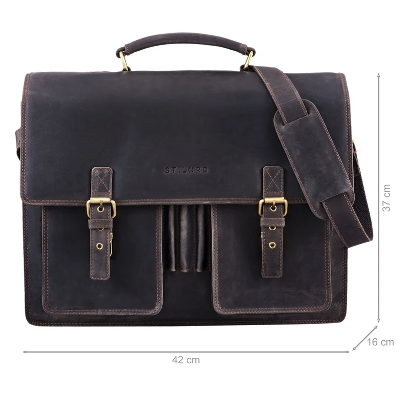 "Anton" Aktentasche Leder XL