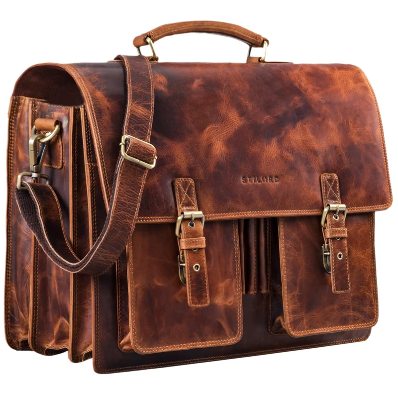 "Anton" Aktentasche Leder XL
