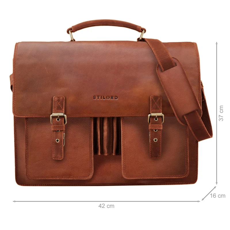 "Anton" Aktentasche Leder XL
