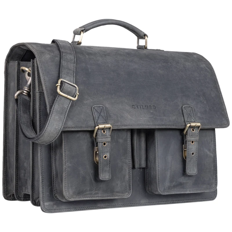 "Anton" Aktentasche Leder XL