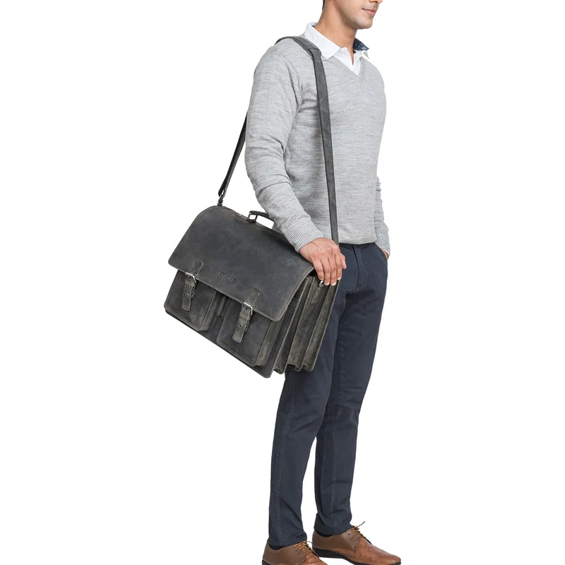 "Anton" Aktentasche Leder XL