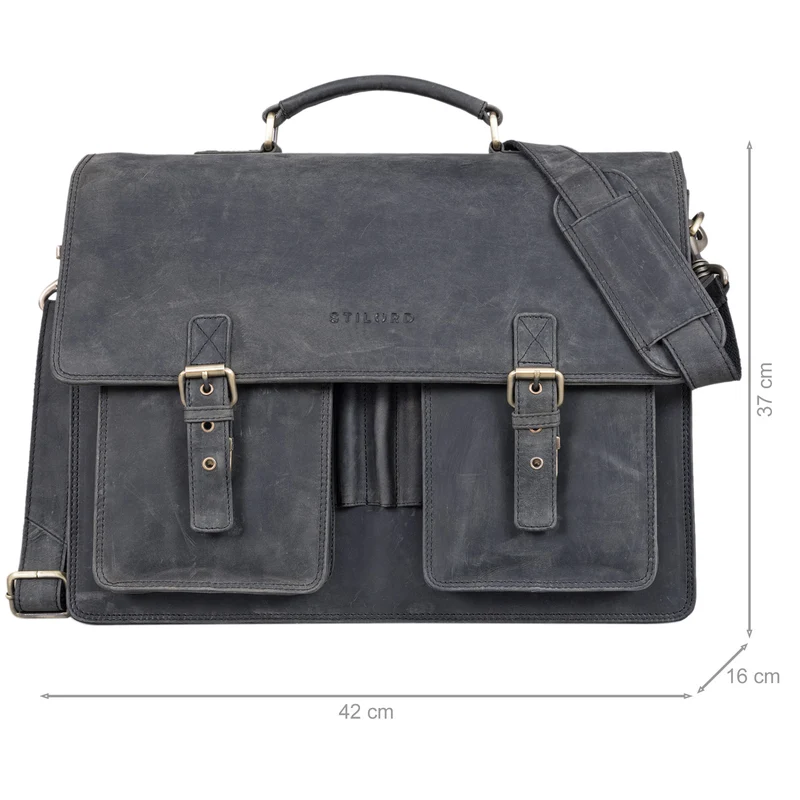 "Anton" Aktentasche Leder XL