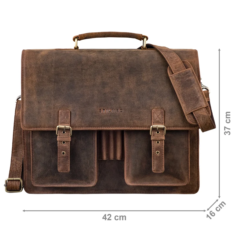 "Anton" Aktentasche Leder XL