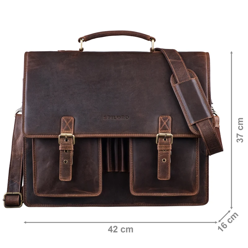 "Anton" Aktentasche Leder XL