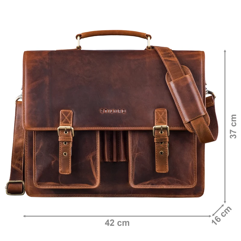 "Anton" Aktentasche Leder XL