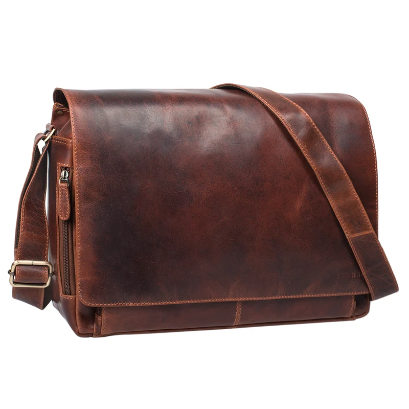 B-WARE "Tom" Vintage Leder Umhängetasche