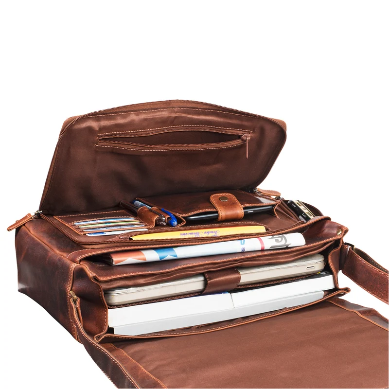 B-WARE "Tom" Vintage Leder Umhängetasche