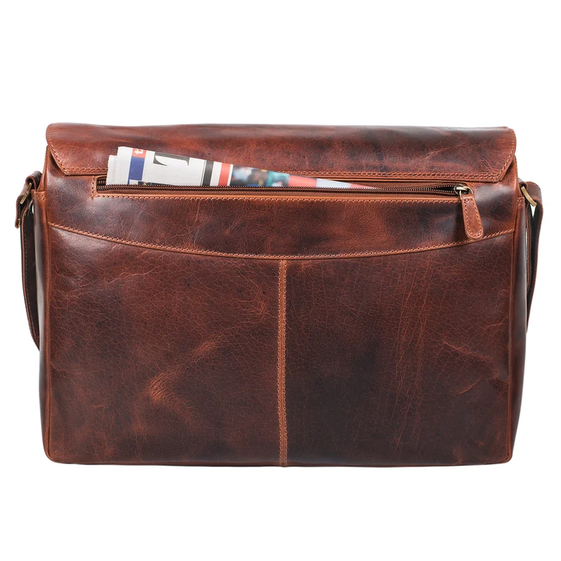 B-WARE "Tom" Vintage Leder Umhängetasche
