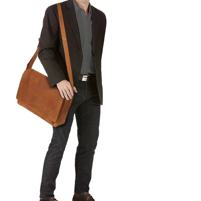 B-WARE "Tom" Vintage Leder Umhängetasche