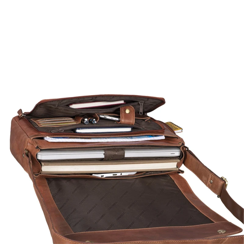 B-WARE "Tom" Vintage Leder Umhängetasche