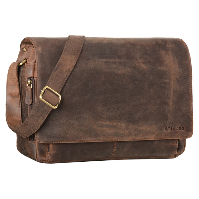 B-WARE "Tom" Vintage Leder Umhängetasche