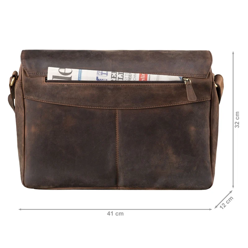 B-WARE "Tom" Vintage Leder Umhängetasche