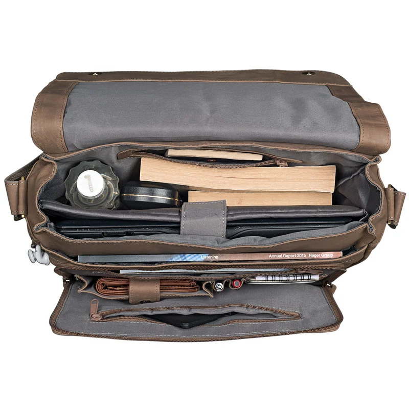 B-WARE "Alex" Vintage Ledertasche Männer Frauen