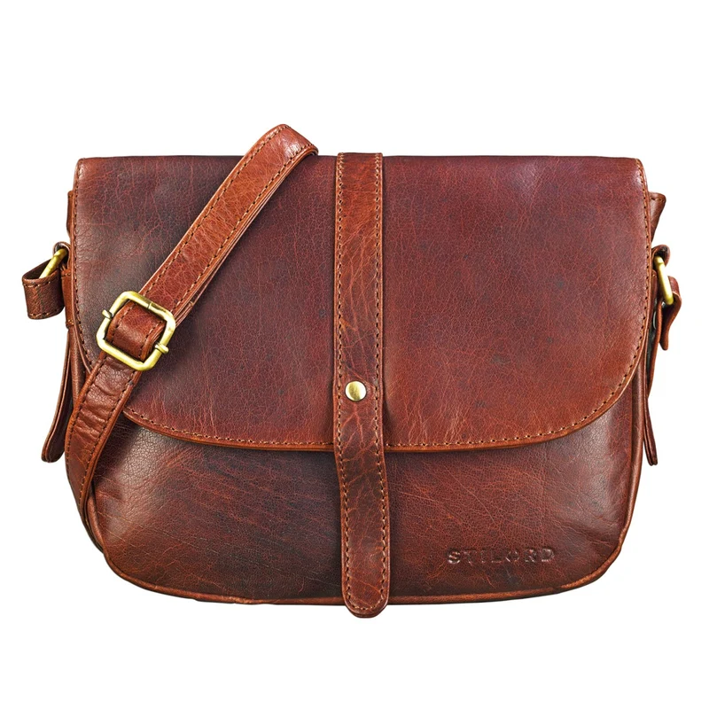 B-WARE "Kira" Umhängetasche Frauen Leder Vintage