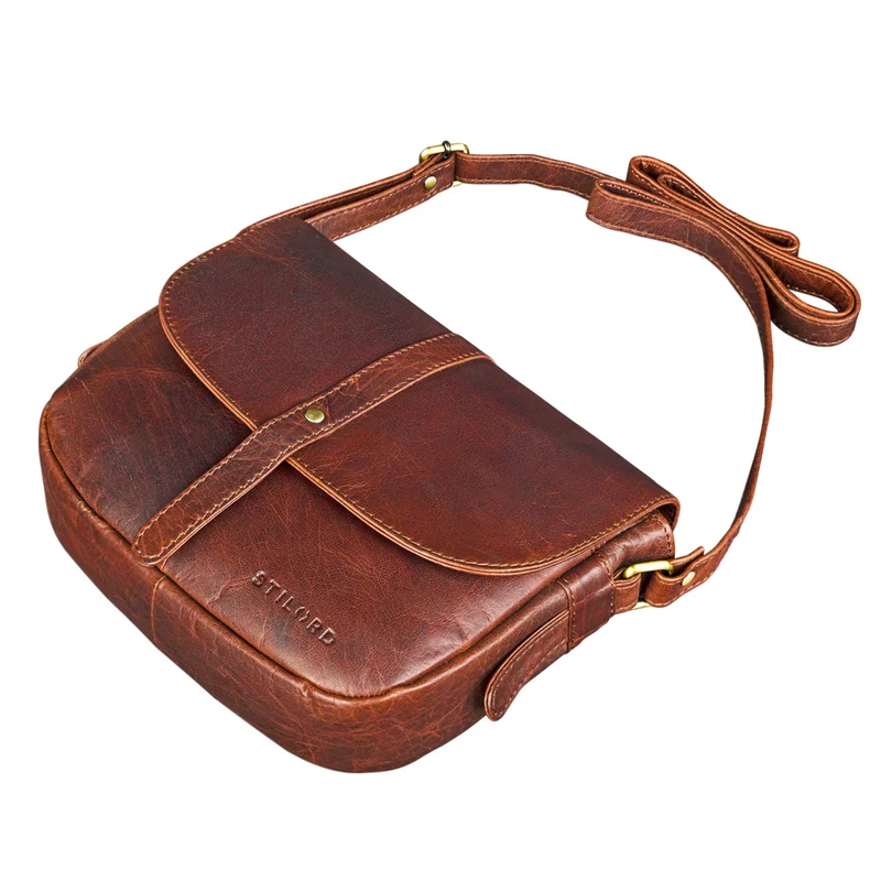 B-WARE "Kira" Umhängetasche Frauen Leder Vintage