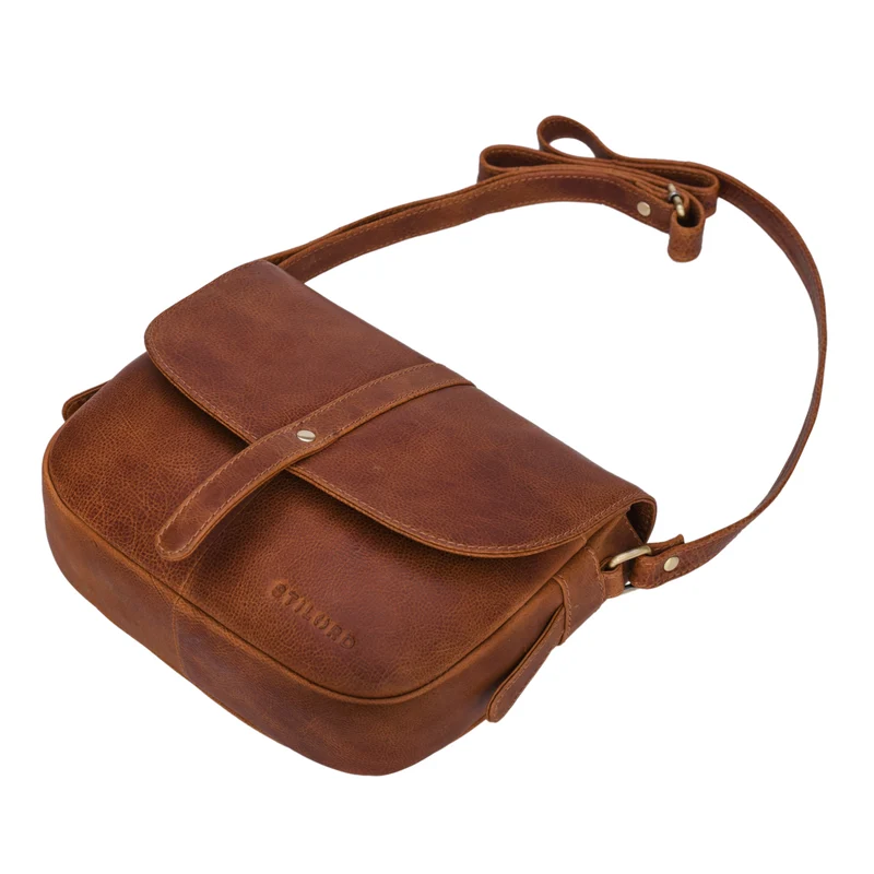 B-WARE "Kira" Umhängetasche Frauen Leder Vintage