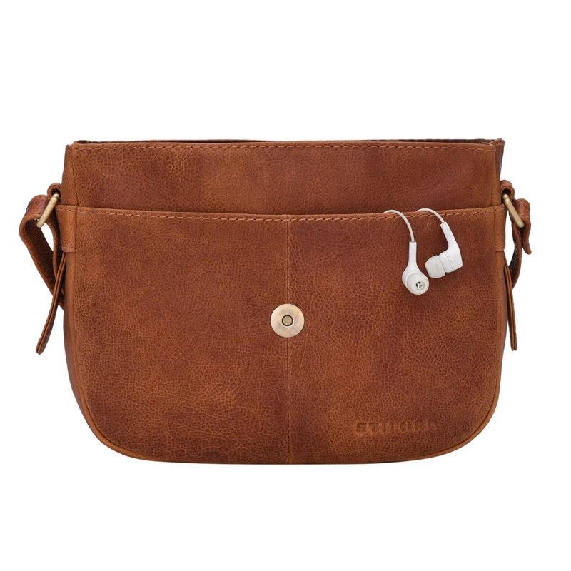 B-WARE "Kira" Umhängetasche Frauen Leder Vintage