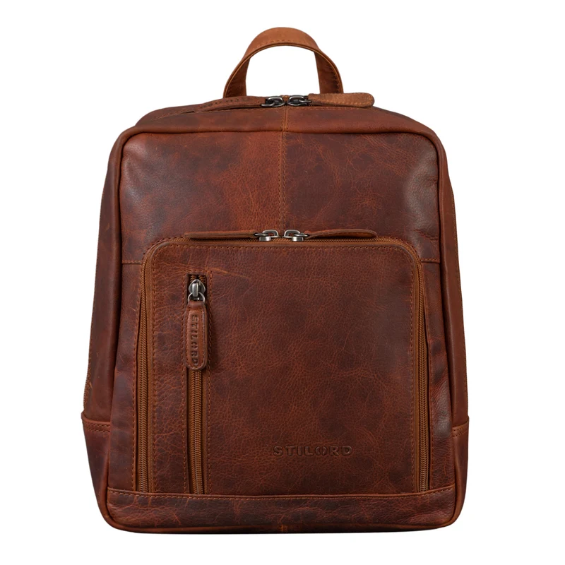 "Walker" Leder Rucksack Daypack Klein Robust