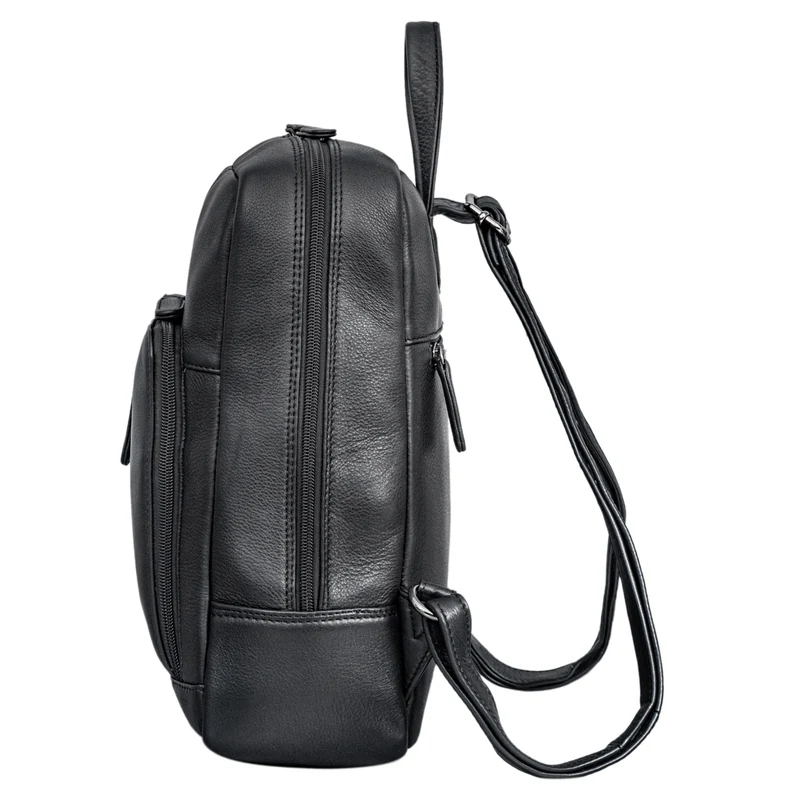 "Walker" Leder Rucksack Daypack Klein Robust