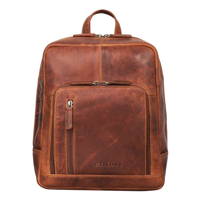 "Walker" Leder Rucksack Daypack Klein Robust