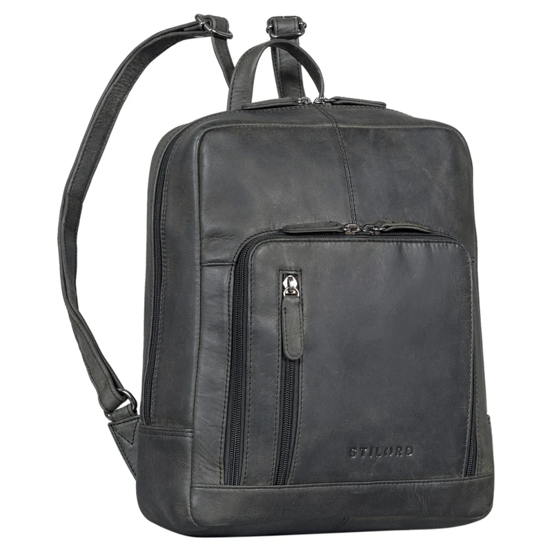 "Walker" Leder Rucksack Daypack Klein Robust