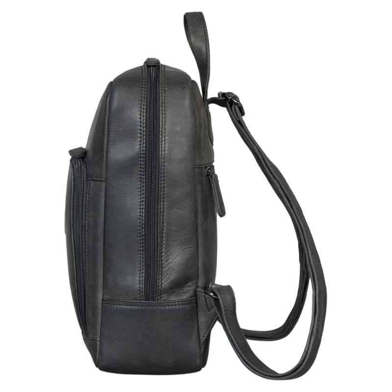 "Walker" Leder Rucksack Daypack Klein Robust