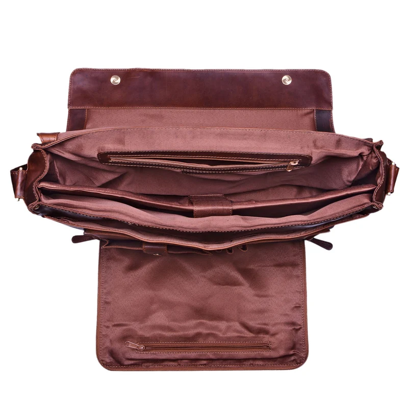 B-WARE "Maximus" XXL Leder Umhängetasche