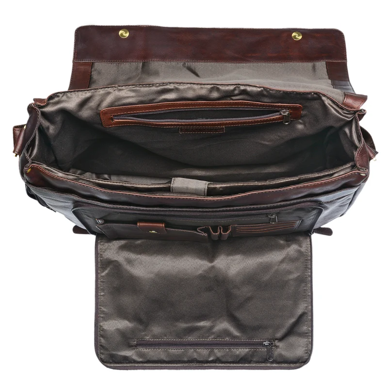 B-WARE "Maximus" XXL Leder Umhängetasche