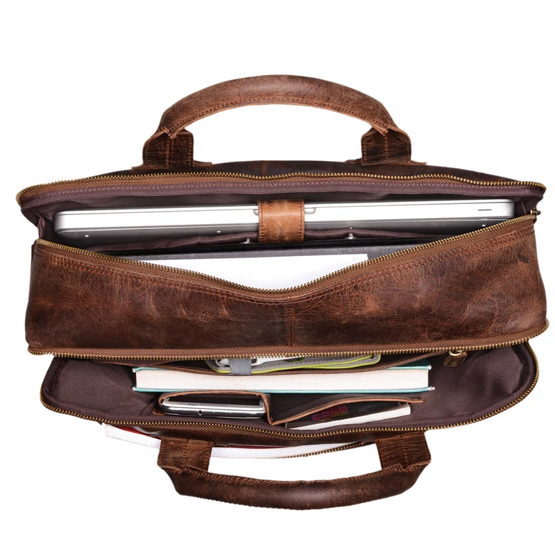 B-WARE "Hector" Große Business Ledertasche für Herren