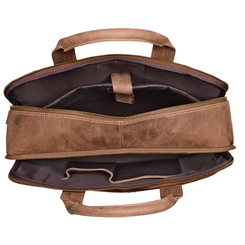 B-WARE "Hector" Große Business Ledertasche für Herren