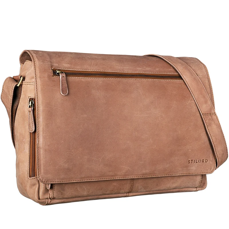 B-WARE "Jan" 15,6 Zoll Laptoptasche Leder