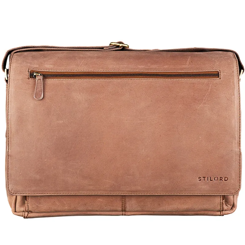 B-WARE "Jan" 15,6 Zoll Laptoptasche Leder