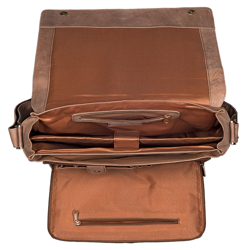 B-WARE "Jan" 15,6 Zoll Laptoptasche Leder